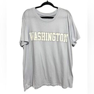 Maurices Washington Plus Size Crew Neck Graphic Tee